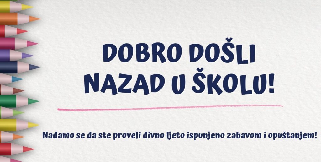 Sretan početak nove školske godine